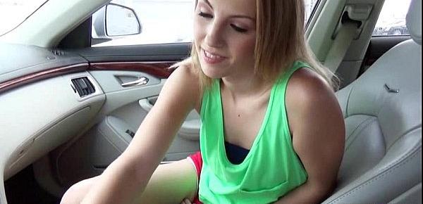  Teen Jenna Marie and hot stranger help eachother out